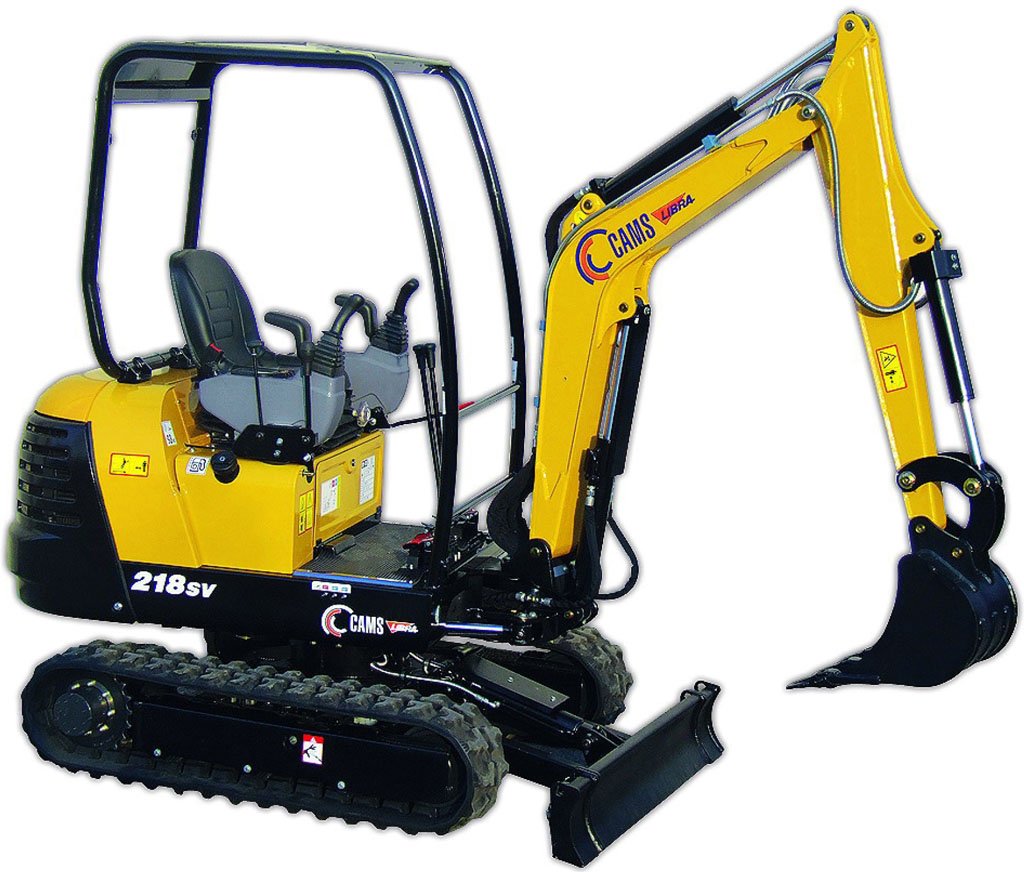 Miniescavatore da cantiere